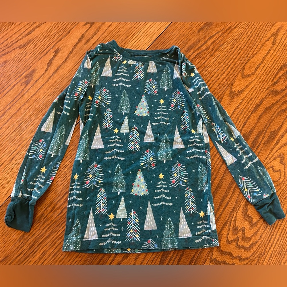 Little Sleepies Green Twinkling Tree Pajama Set - Picture 2 of 5